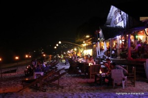 Strand auf Ko Lanta am Abend